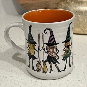 Witchy Trio Squad Ghouls Halloween Ceramic Mug